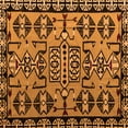 thumbnail image 1 of Ahgly Company Indoor Square Southwestern Orange Country Area Rugs, 8' Square, 1 of 4
