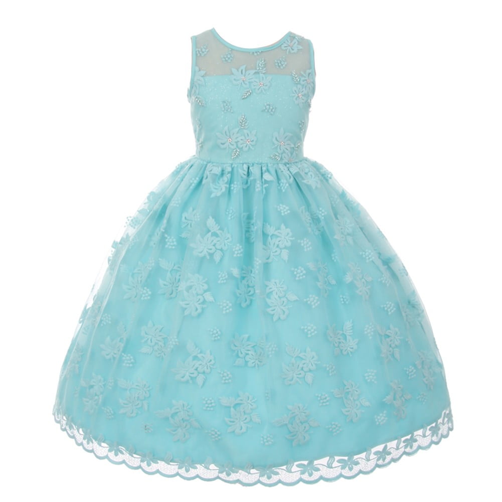 aqua easter dress