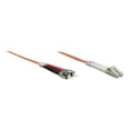 thumbnail image 2 of Intellinet Fiber Optic Patch Cable, OM1, LC/ST, 1m, Orange, Duplex, Multimode, 62.5/125 ��m, LSZH, Fibre, Lifetime Warranty, Polybag - Patch cable - ST multi-mode (M) to LC multi-mode (M) - 1 m - fiber optic - duplex - 62.5 / 125 micron - orange, 2 of 5