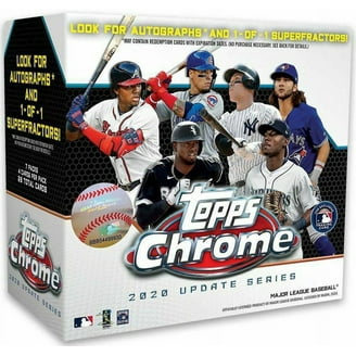 2020 Topps Chrome MLB Baseball Trading Cards Blaster Box- 28 Cards