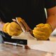 thumbnail image 4 of Gardening Gloves Men Women Thorn Proof Rose Gloves Waterproof Outdoor Work Gloves Leather Gloves (two Pairs), 4 of 5