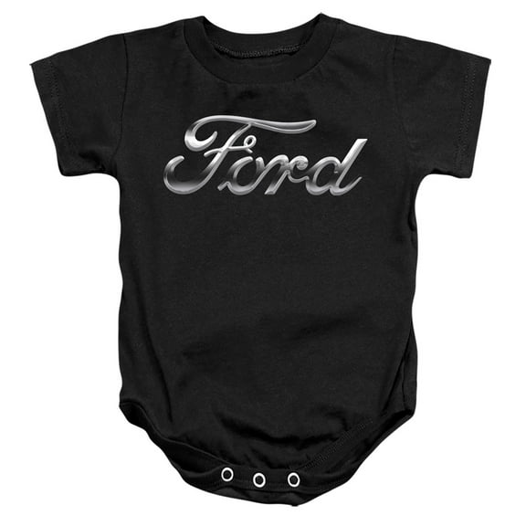 Ford Chrome Ford Logo-Infant Snapsuit Black (18 Mo)