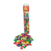 PLUS PLUS  Open Play Tube  240 Piece Neon Color Mix  Construction Building Stem | Steam Toy, Interlocking Mini Puzzle Blocks for Kids