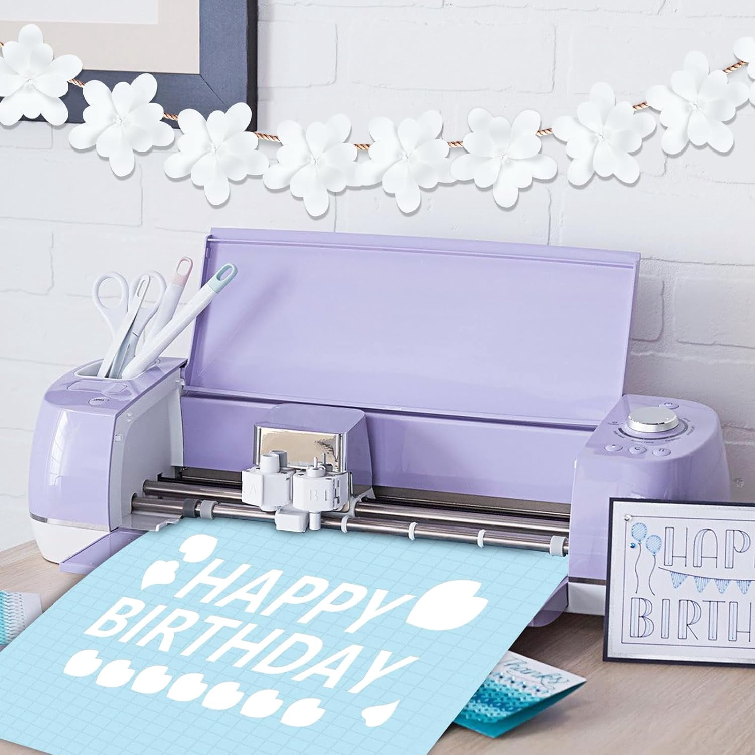 White Cardstock 12x12-24 Sheets Cardstock Paper, 80lb White Card Stock Paper for Card Making, Cricut, Crafting, Scrapbook, Photo Albums