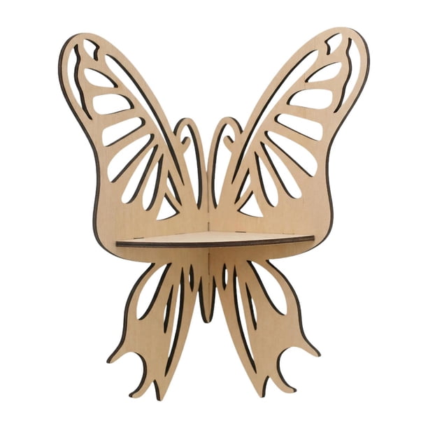 Estante esquinero con forma de mariposa, estante esquinero de pared, versátil y decorativo para el hogar. Estilo A