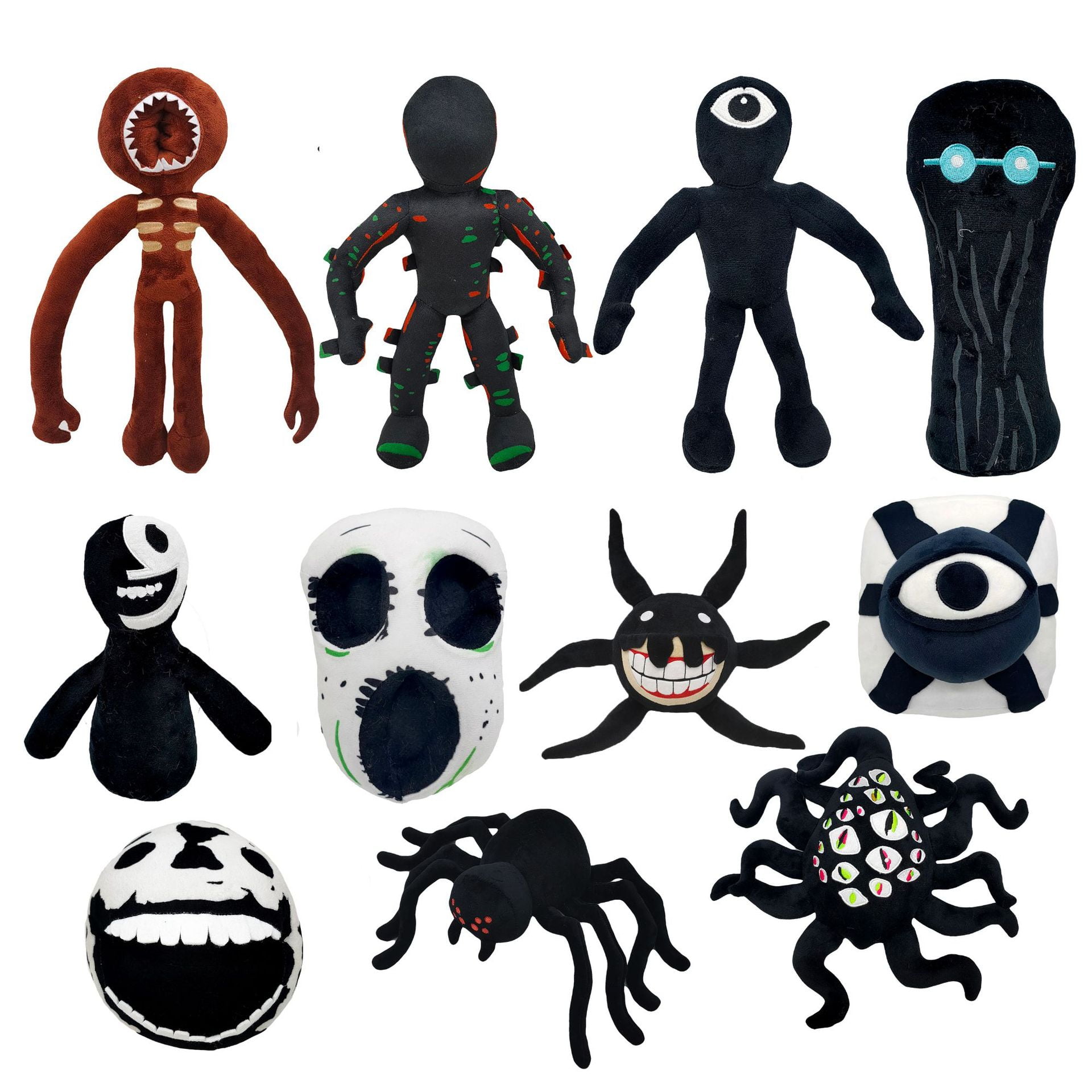  Doors Plush - 13 Figure Plushies Toy for Fans Gift, 2022 New  Monster Horror Game Stuffed Figure Doll for Kids and Adults, Halloween  Christmas Birthday Choice for Boys Girls : Toys