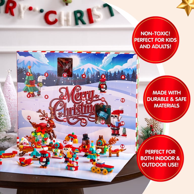 Joyfy 2026 Christmas Advent Calendar Building Blocks Set, 24 Days