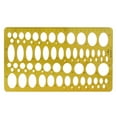 thumbnail image 6 of Geometric Drawing Template Drafting Stencil Measuring Tool Plastic Ruler for Architecture Office Study Design Building, 6 of 8