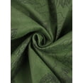 thumbnail image 6 of DARING DIVA Women's Long Sleeve Round Neck Tie Front Nightshirt with Pocket S Green, 6 of 6