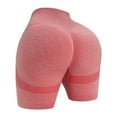 thumbnail image 5 of Women's Seamless High Waisted Biker Shorts Sculpting Compression Workout Shorts, 5 of 8