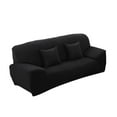 thumbnail image 1 of veasfak Spandex Stretch Lounge Sofa Couch Seat Cover Slipcover Case Home Decor Black, 1 of 7
