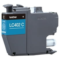Brother Genuine LC402C Standard Yield Cyan Printer Ink Cartridge