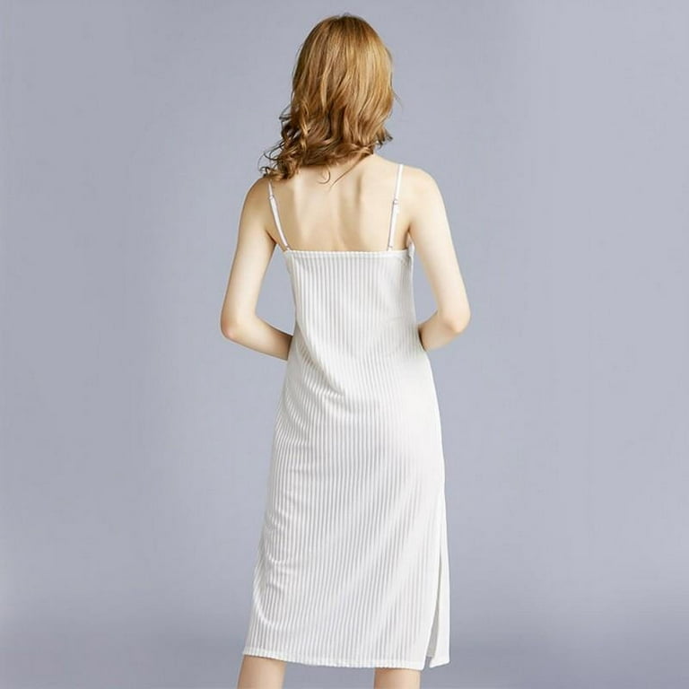 white velvet slip dress