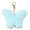 Blue, variant on Plush Butterfly Keychain Pendant Keyring Hanging Ornament Keys Holder Backpack Handbag Charm for