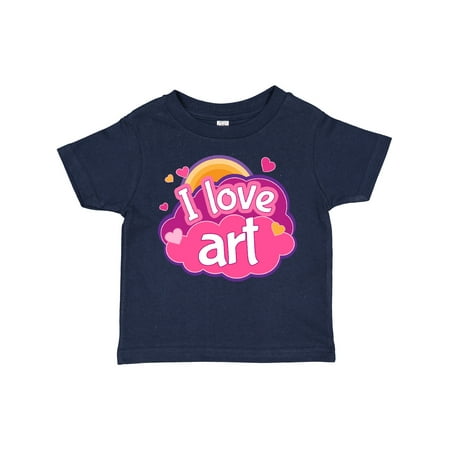 

Inktastic Artist I Love Art Gift Toddler Toddler Girl T-Shirt