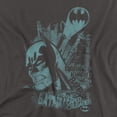 thumbnail image 2 of Batman Gritted Teeth Women's T Shirt, Charcoal, Small, 2 of 6