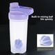 thumbnail image 5 of Botella de agua con proteína en polvo de 700 ml, con báscula, de PP, portátil, para batidos deportivos y fitness., 5 of 6