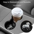 thumbnail image 4 of Wild Stallion Horse Car Coasters for Drinks with A Finger Notch for Easy Removal Cup Holder Coaster Cup Mat Car Interior Accessories 2PCS, 4 of 8