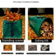 thumbnail image 5 of 2 Pack 40 Gallon Reusable Yard Waste Bags, Dustpan-Type Lawn Bags, Collapsible Heavy Duty Leaf Bags, Standable Garden Waste Bags for Collecting Leaves, Lawn Grass, Clippings and Branches, 5 of 6
