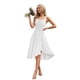 thumbnail image 1 of Vestido de dama de honor OEUVIF corto de chifón con tirantes finos 2025, 1 of 7
