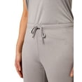 thumbnail image 3 of 2 Pack 32 Degrees Women's Cool Lightweight Relaxed Fit Sleep Pant - Ghost Grey Heather - Medium, 3 of 4