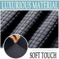thumbnail image 4 of DEFNES Stretch Jacquard Individual Loveseat Cushion Cover Slipcovers Waterproof Couch Cushion Covers Chair Sofa Seat Protector Covers (Black Gray, 1Pcs), 4 of 5