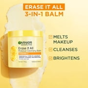 Garnier SkinActive Erase It All Makeup Cleansing Balm Vitamin C, Face Cleanser, 4.2 oz
