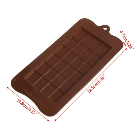 

24-Cavity Silicone Square Chocolate Bar Mold Cake Ice Sugar Soap Baking Mould