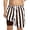 Brown, variant on Boys Girls Swim Trunks Two Tone Striped Print Beach Shorts with Mesh Pockets Elastic Waistband UPF 50 Plus Sun for Toddler Kids Youth Summer Lightweight Breathable Size:13-14 Years
