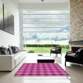 thumbnail image 7 of Ahgly Company Machine Washable Indoor Round Transitional Deep Pink Area Rugs, 6' Round, 7 of 7