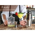 thumbnail image 5 of Eocolz 11-Piece Cocktail Shaker Set Bartender Kit with Stand | Bar Tool Set Home Drink Mixer Set with Martini Shaker, Jigger, Strainer, Mixer Spoon, Tongs, Pourer, Muddler, Bottle Opener | Cool Gifts, 5 of 7