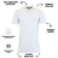 thumbnail image 5 of 3-Pack Men's Dry Fit Moisture-Wicking Polo Shirt (S-3XL), 5 of 5