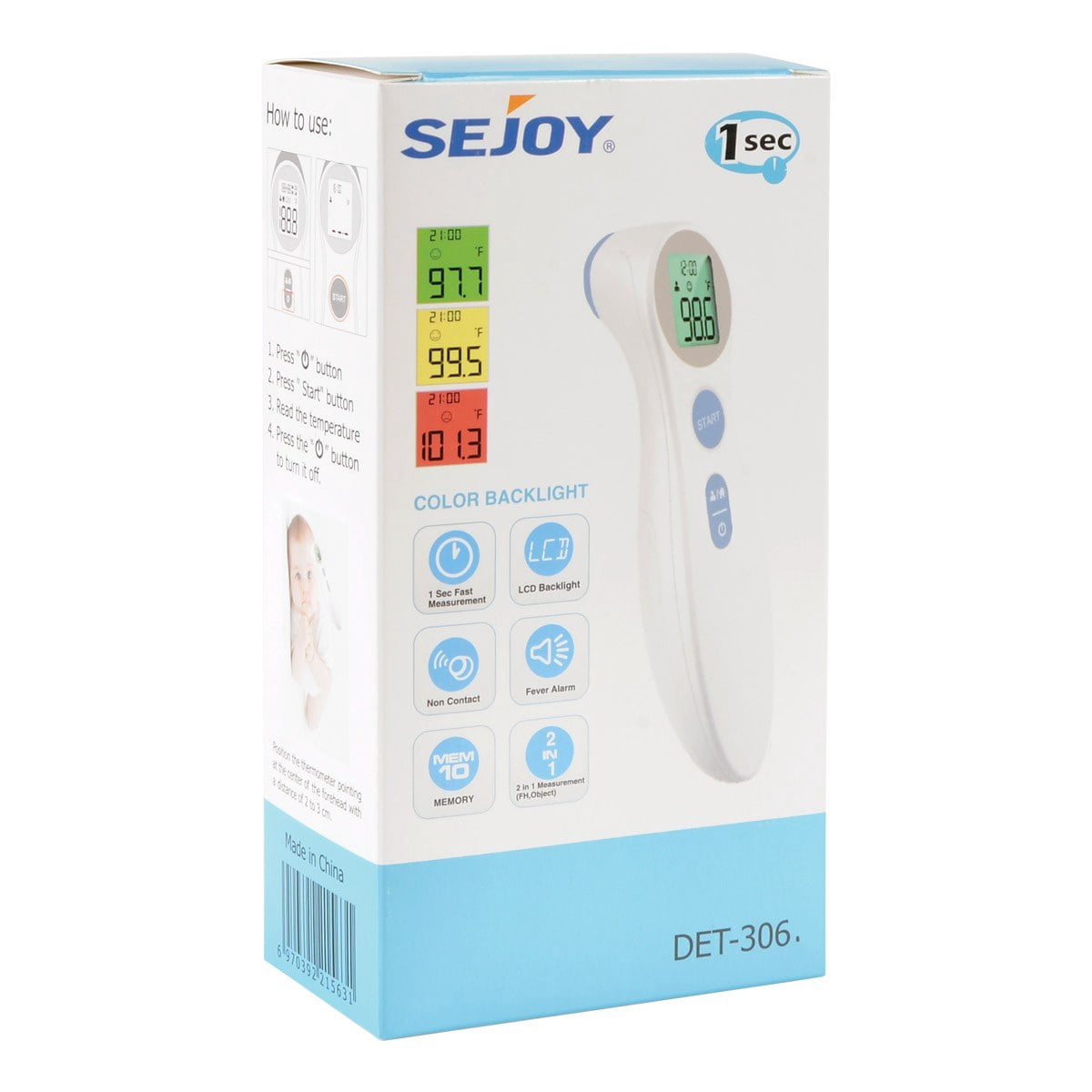 Kaplan Early Learning Company Economy Infrared Forehead Thermometer