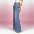 thumbnail image 5 of QUNYINEY Baggy Jeans for Women High Waist Wide Leg Blue Mid Rise Casual Denim Pants with Pockets Loose Fit Jeans, 5 of 5