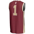 thumbnail image 3 of Unisex GameDay Greats Maroon  Charleston Cougars #1 Basketball Jersey, 3 of 4