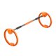 thumbnail image 4 of Fitness Hoop Doble Círculo Portátil de Metal PP con Activación Profunda de Músculos Y Rotación Silenciosa Adecuado para Actividades de Fitness en Casa Naranja, 4 of 9