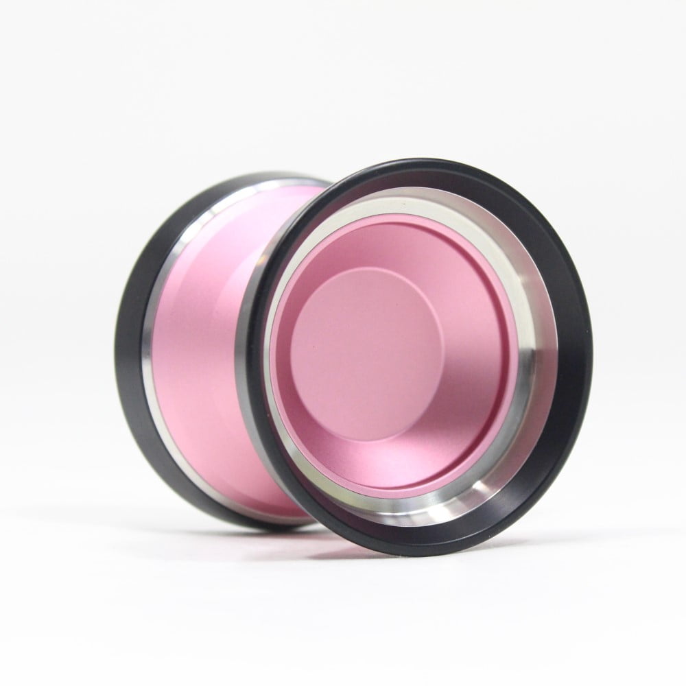 Ace Yo A10 Yo-Yo - 10th Anniversary - Tri-Material YoYo (Pink with Black Ring)