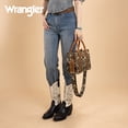 thumbnail image 4 of Wrangler Tote Bag for Women Western Camo Pattern Canvas Crossbody bag Handbag Vintage Design, Green, 4 of 6