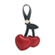 thumbnail image 2 of Llavero con forma de cereza, adorable, regalo para mujer, carteras, niñas, corazón, Navidad. rojo, 2 of 9