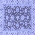 thumbnail image 1 of Ahgly Company Indoor Square Oriental Blue Traditional Area Rugs, 7' Square, 1 of 4