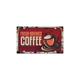 thumbnail image 2 of Coffee Vintage Red Pattern Kitchen Rugs and Mats Set Of 2,Kitchen Rugs Mats with Dirty Resistance,washable,water Proof,kitchen Rugs and Mats 17.7x24+17.7x48inch, 2 of 7