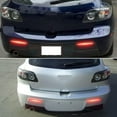 thumbnail image 2 of Furulu 2x Smoke Lens Rear Bumper Reflector LED Tail Brake Lights For Mazda 3 2004-2009, 2 of 5
