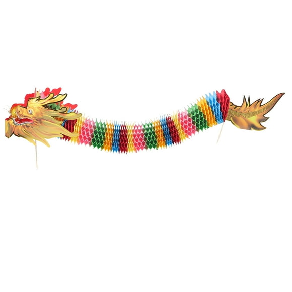 Chinese New Year Decor Dragon Shaped Pendant Spring Festival Lantern Festive Hanging Decor