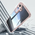 thumbnail image 6 of Dteck Clear Case for Samsung Galaxy A16 5G, Built-in Camera Lens Protector Case Non-Yellowing Shockproof Bumper Protective Shell Anti-Scratch Hard PC Back Cover,Pink, 6 of 6