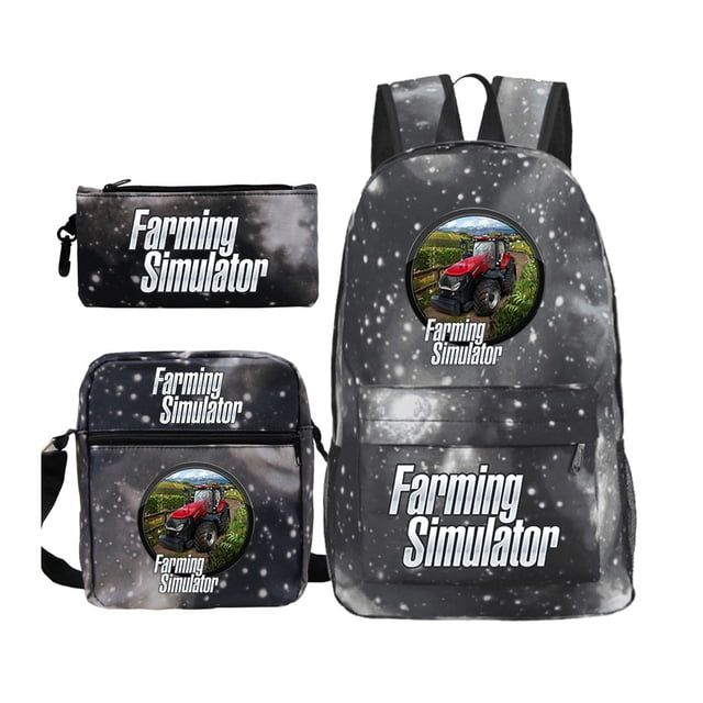 Three-piece Bag, Cartoon Peripheral Printed Backpack, Student Satchel Pencil Case, Can Be Customized-ZJKDGJKJ