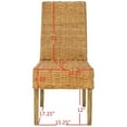 thumbnail image 5 of SAFAVIEH Sanibel Side Chair Set of 2 Honey, 5 of 6