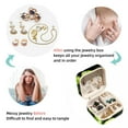 thumbnail image 4 of Tennis Travel Portable Square Jewelry Box Organizer Earring Necklace Bracelet Holder Decorative Display Case Stand Storage Box, 4 of 6