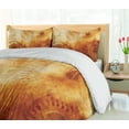 thumbnail image 5 of Ambesonne Orange Duvet Cover Sets, Retro Historical, 2-King, Orange, 5 of 6