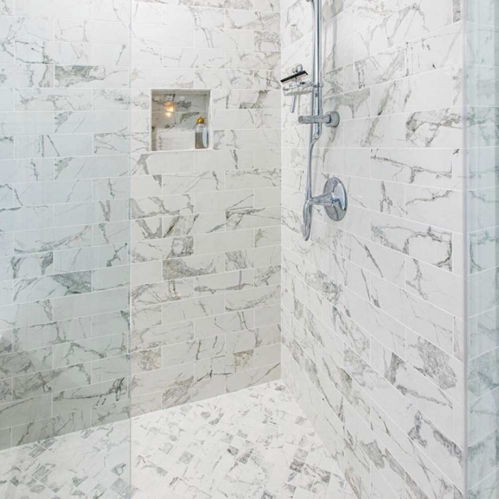 The Tile Life Penthouse 2" x 2" Mountain Treasure Matte Porcelain Mosaic Floor and Wall Tile Case of 9