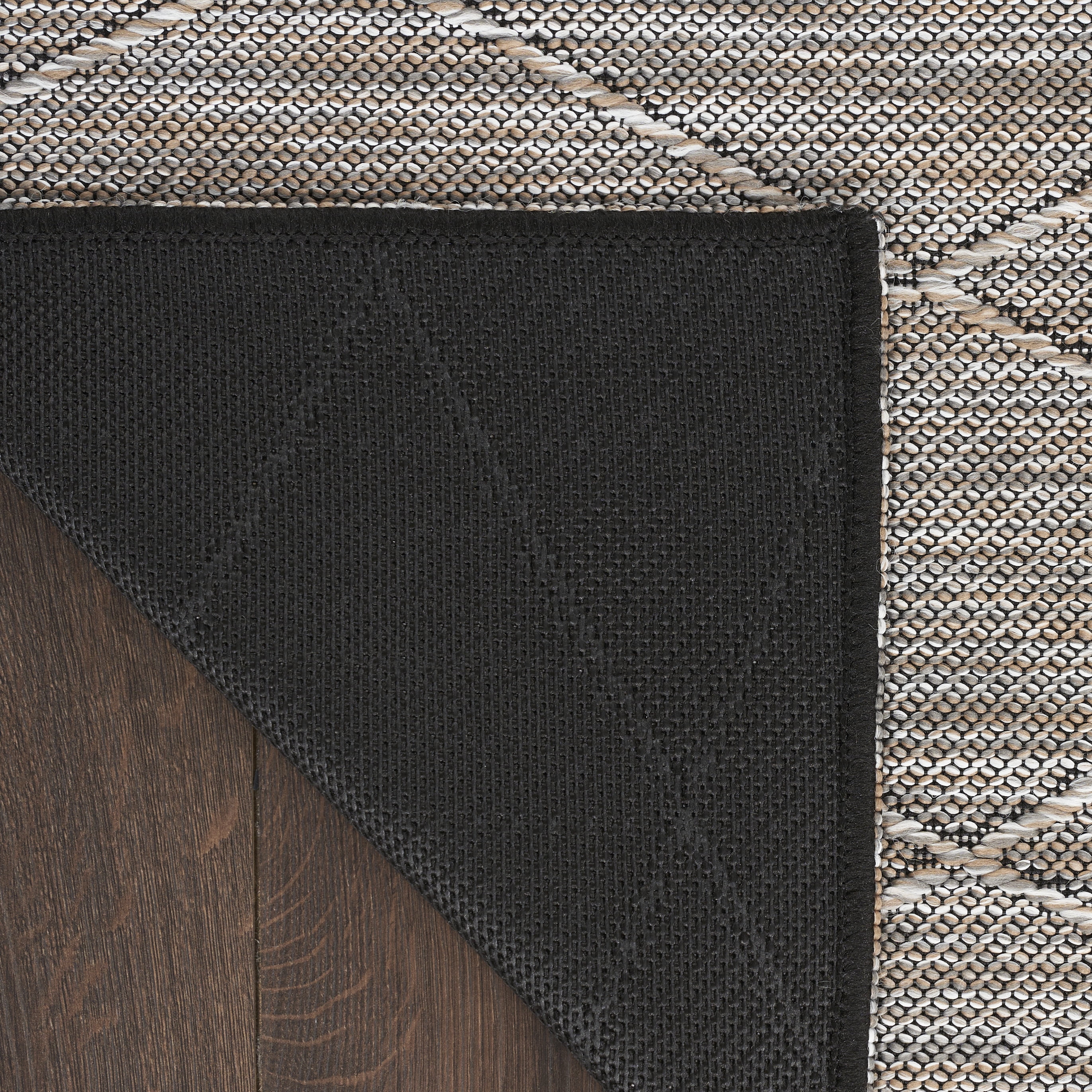 Nourison Practical Solutions Outdoor Grey Mocha 8' x 10' Area Rug (8x10)